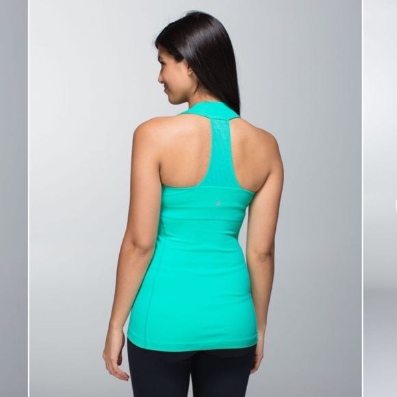 Lululemon Scoop Neck Tank Luon Bali Breeze - Picture 7 of 11